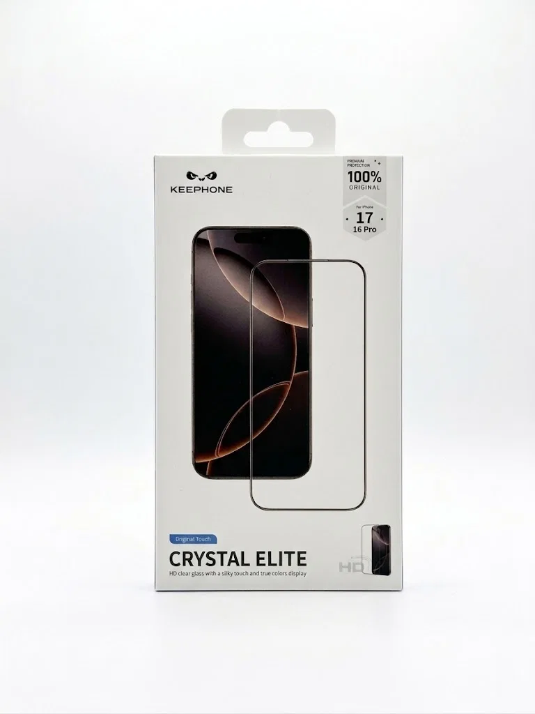 Защитное стекло Keephone Crystal Elite для iPhone 17 / 16 Pro