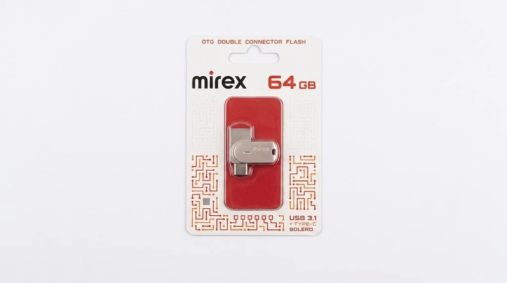 Флеш накопитель Mirex Bolero 64GB USB-A+USB-C
