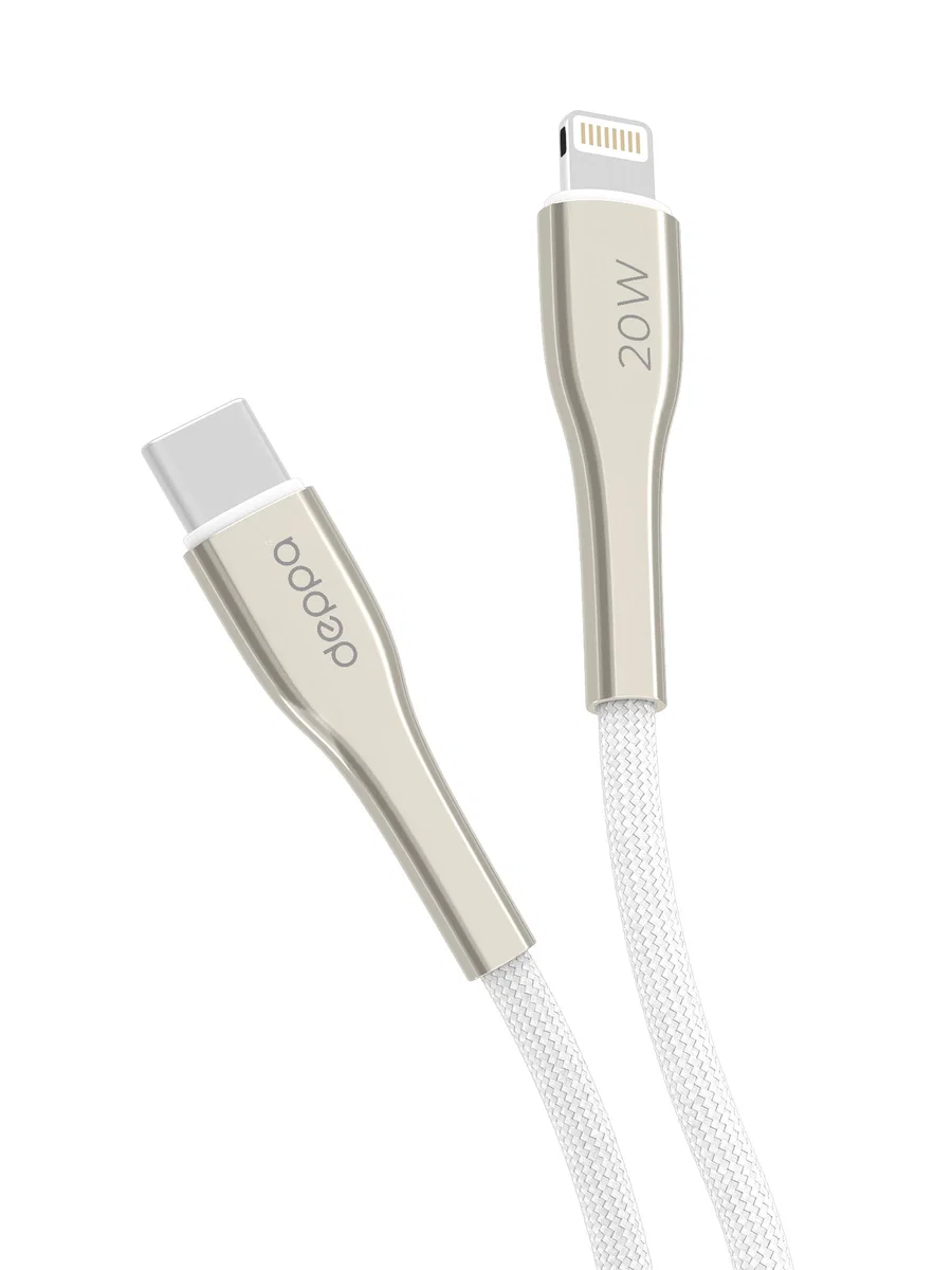 Кабель Deppa USB-C - Lightning (1m)