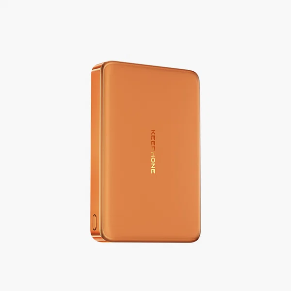 Внешний аккумулятор Keephone Ultra Slim Shanks MagSafe Qi2 5000mAh 25W (Cosmic Orange)