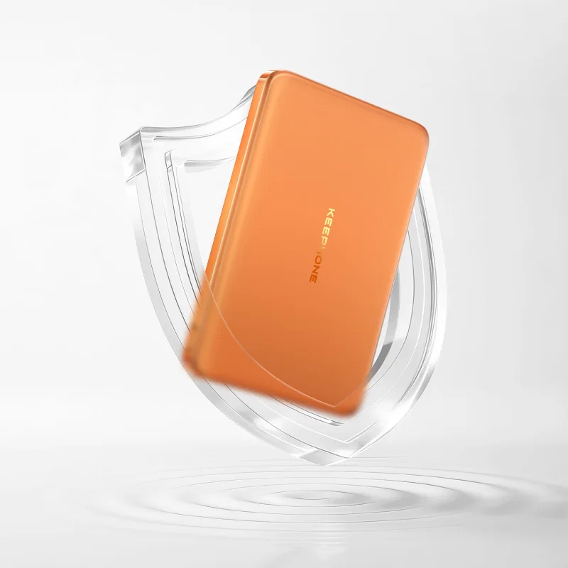Внешний аккумулятор Keephone Ultra Slim Shanks MagSafe Qi2 5000mAh 25W (Cosmic Orange)