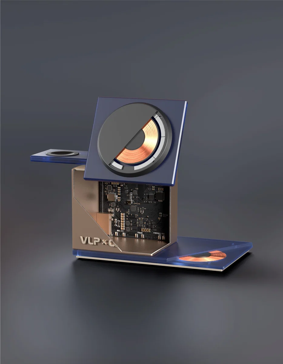 Беспроводная зарядная станция VLP x СПБ NEO 3 в 1 MagSafe 25W (Северное лето)