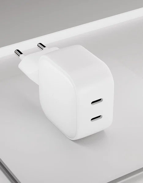 Адаптер VLP G-Charge 2xUSB-C 45W (White)