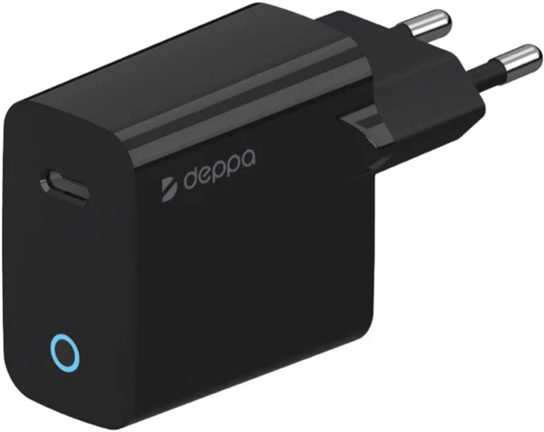 Адаптер Deppa Original S GaN USB-C 25W (Black)