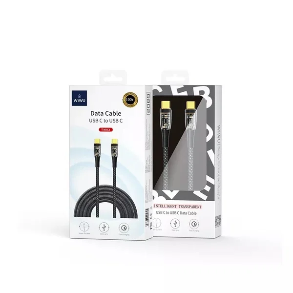 Кабель Wiwu TM02 USB-C - USB-C (2м)