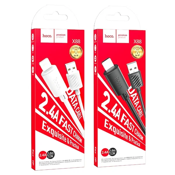 Кабель Hoco X88 USB-A - Lightning (1m)
