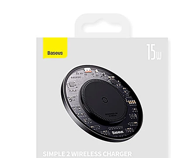 Беспроводное зарядное устройство Baseus Simple 2 15W (Black)
