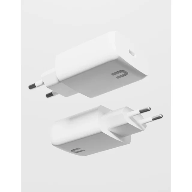 Адаптер Uzay Quick Charger USB-C 20W (White)