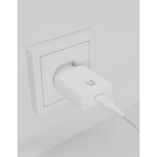 Адаптер Uzay Quick Charger USB-C 20W (White)