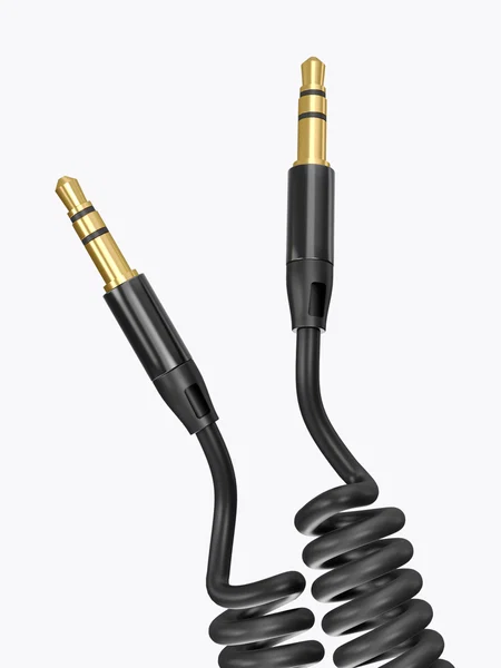 Кабель AUX Deppa 3.5mm - 3.5mm витой 1.2m (Black)