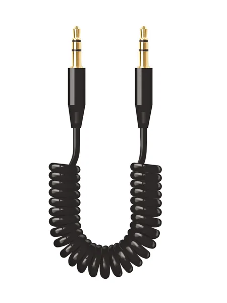 Кабель AUX Deppa 3.5mm - 3.5mm витой 1.2m (Black)