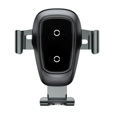 Автомобильный держатель Baseus Metal Gravity с беспроводной зарядкой (Black)