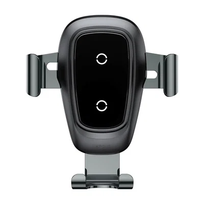 Автомобильный держатель Baseus Metal Gravity с беспроводной зарядкой (Black)