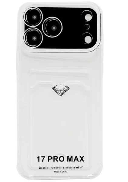 Чехол прозрачный с картхолдером для iPhone 17 Pro Max