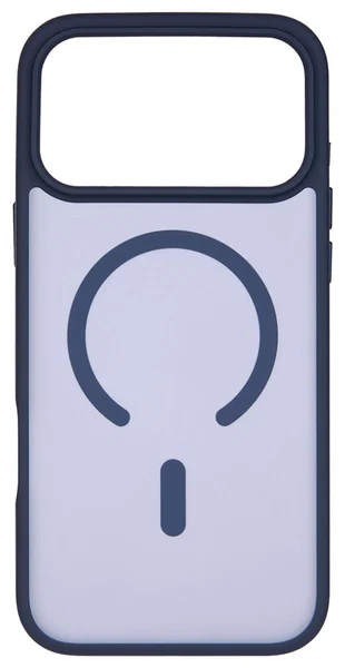 Чехол iP 17 Pro Max ERU Dark Magsafe (Blue)