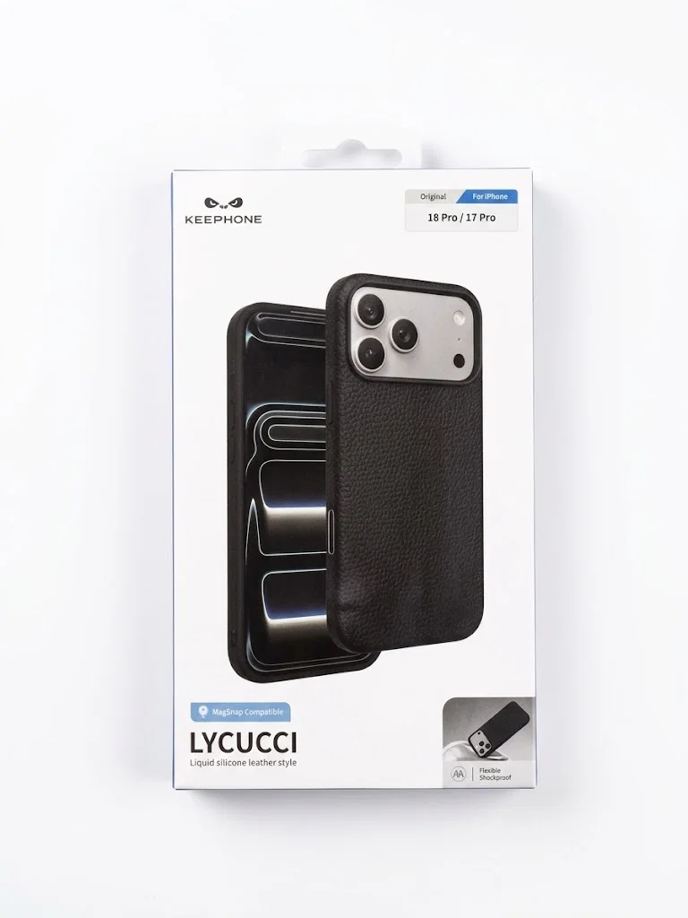 Защитный чехол Keephone Lycucci с Magsafe для 17 Pro / 18 Pro (Черный)