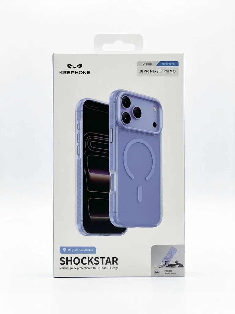 Защитный чехол Keephone ShockStar с Magsafe для 17 Pro Max / 18 Pro Max (Голубой)