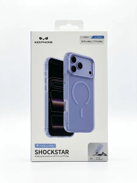 Защитный чехол Keephone ShockStar с Magsafe для 17 Pro Max / 18 Pro Max (Голубой)