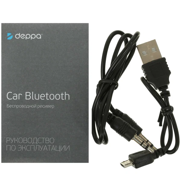 Bluetooth-ресивер AUX Deppa (Black)
