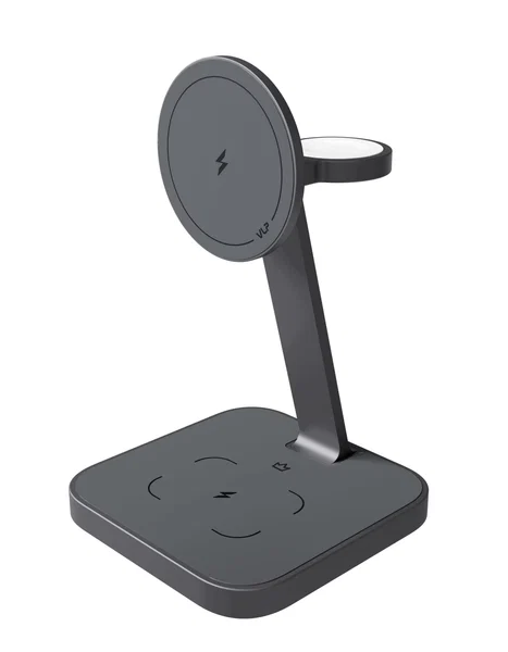 Беспроводная зарядная станция VLP Unity Power 3 в 1 MagSafe 15W (Space Gray)