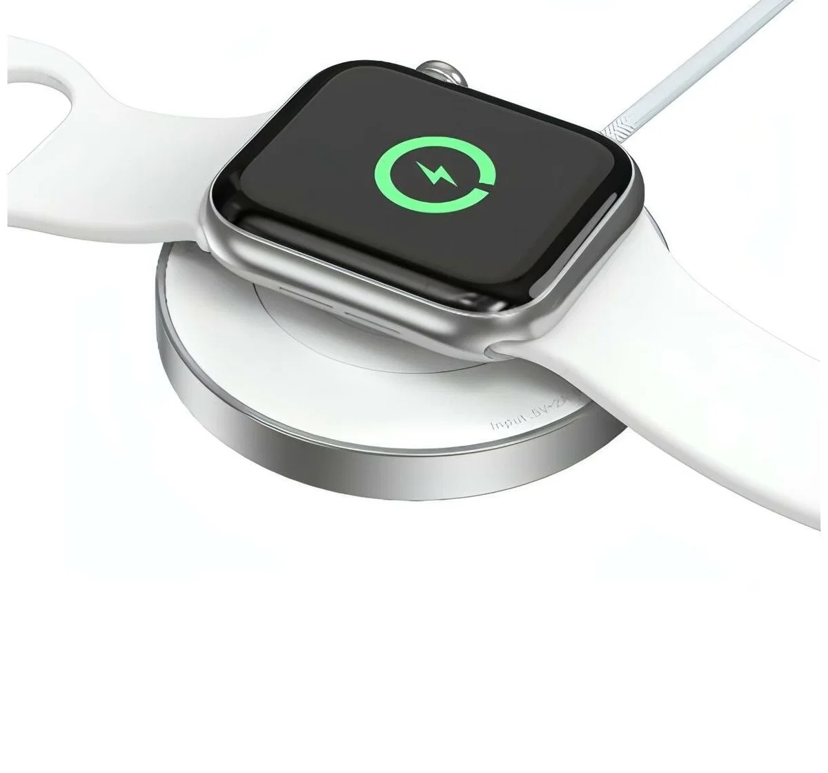 Беспроводная зарядная станция Deppa Fast Charge 2 в 1 18W (White)