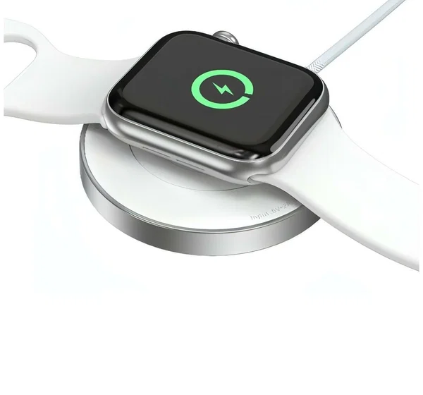 Беспроводная зарядная станция Deppa Fast Charge 2 в 1 18W (White)