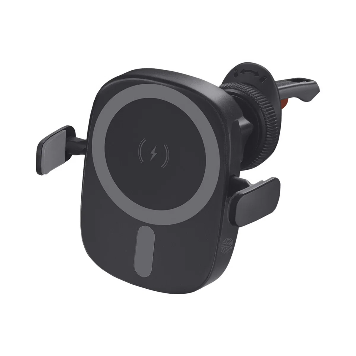 Автомобильный держатель Deppa Universal Qi MagSafe с беспроводной зарядкой (Black)