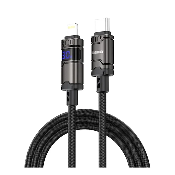 Кабель Remax C01-CL USB-C - Lighting 30W черный