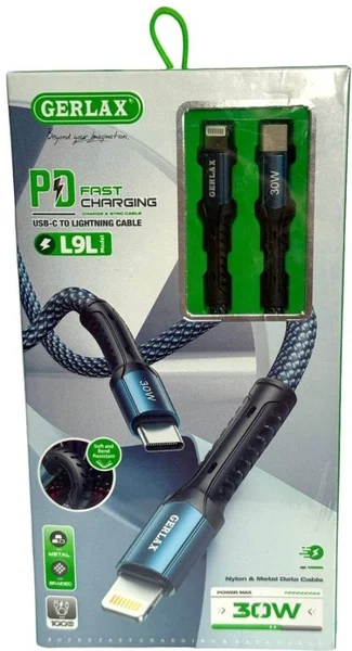 Кабель Gerlax L9L USB-C - Lightning (1m)