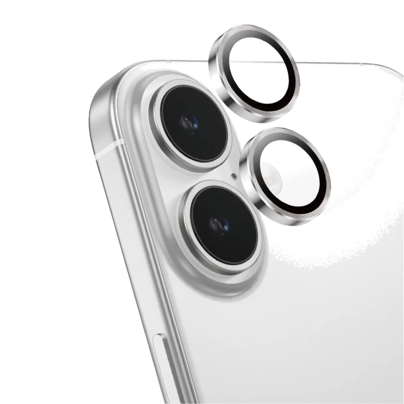 Защитное стекло для камеры WiWU Lens Guard LG-005  iPhone  iPhone 16/16 Plus , (Silver)