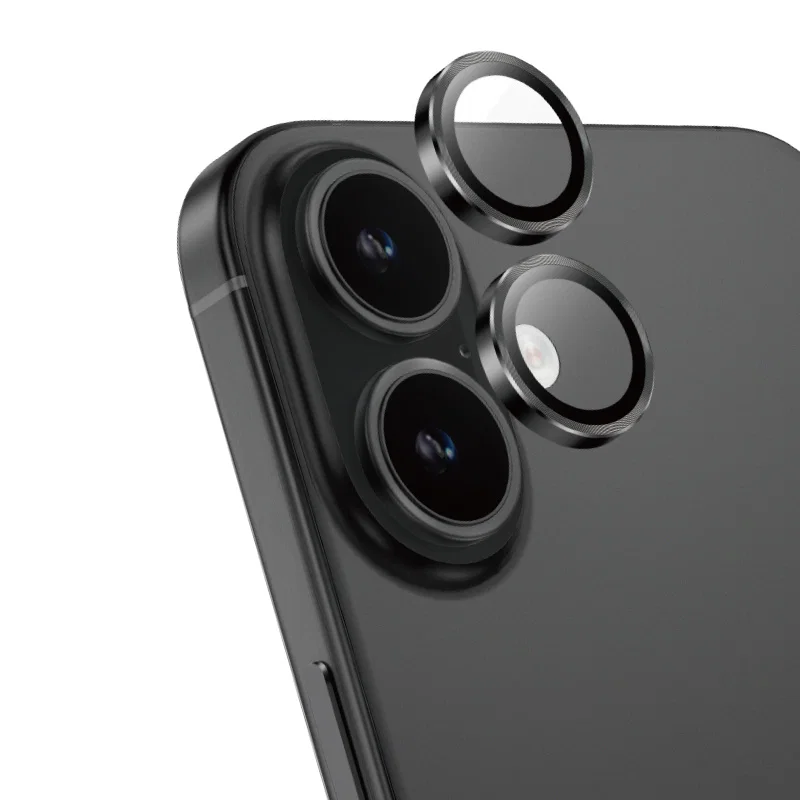 Защитное стекло для камеры WiWU Lens Guard LG-005  iPhone  iPhone 16/16 Plus , (Black)