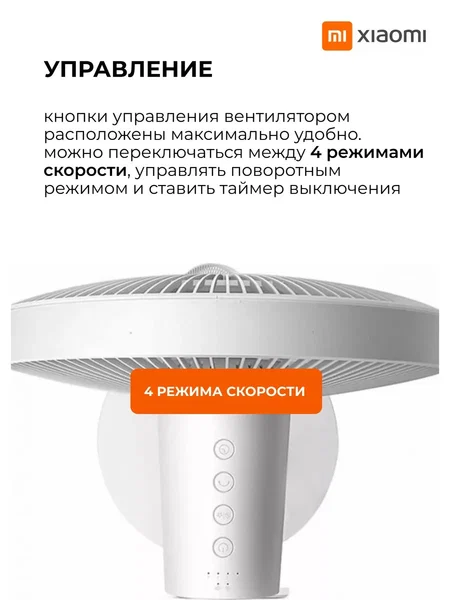 Напольный вентилятор Xiaomi Mijia DC Inverter Fan 1X White