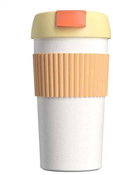 Термокружка Xiaomi Kiss Kiss Fish Rainbow 490ml (S-U45C) оранжевая
