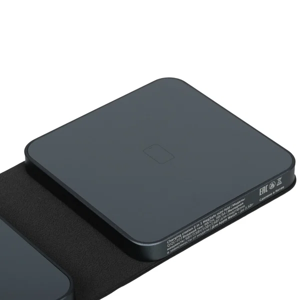 Беспроводная зарядная станция Deppa Mini Fold 2 в 1 MagSafe 17.5W (Black)