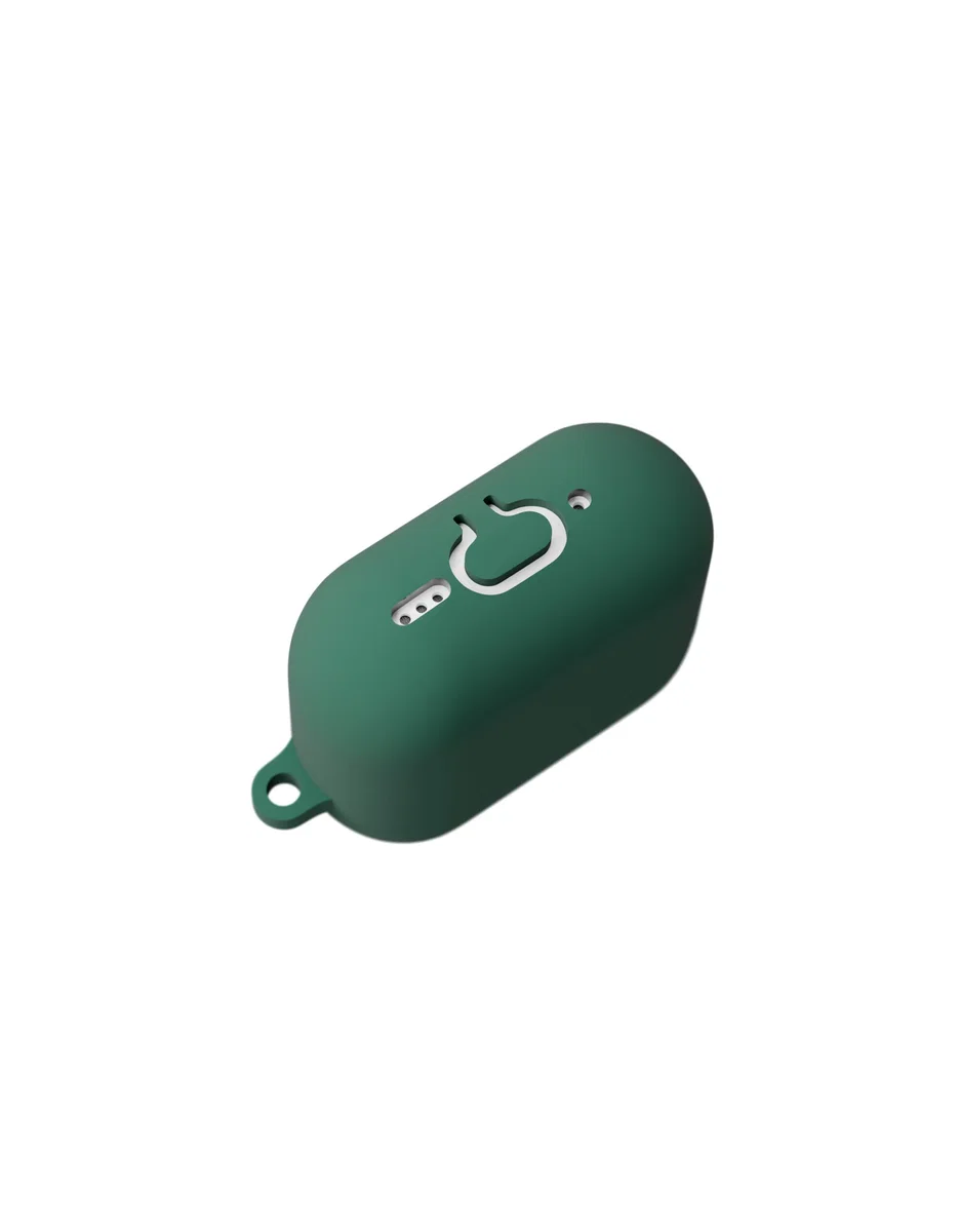 Чехол защитный VLP Charm Case для AirPods 4, темно-зеленый