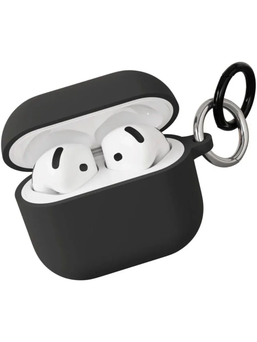 Чехол защитный VLP Charm Case для AirPods 4, черный