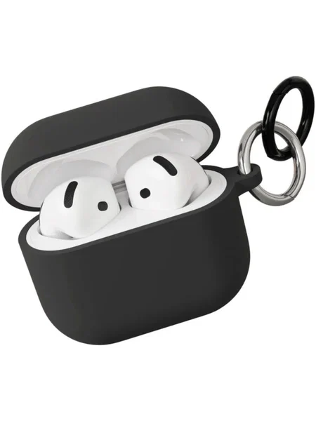 Чехол защитный VLP Charm Case для AirPods 4, черный