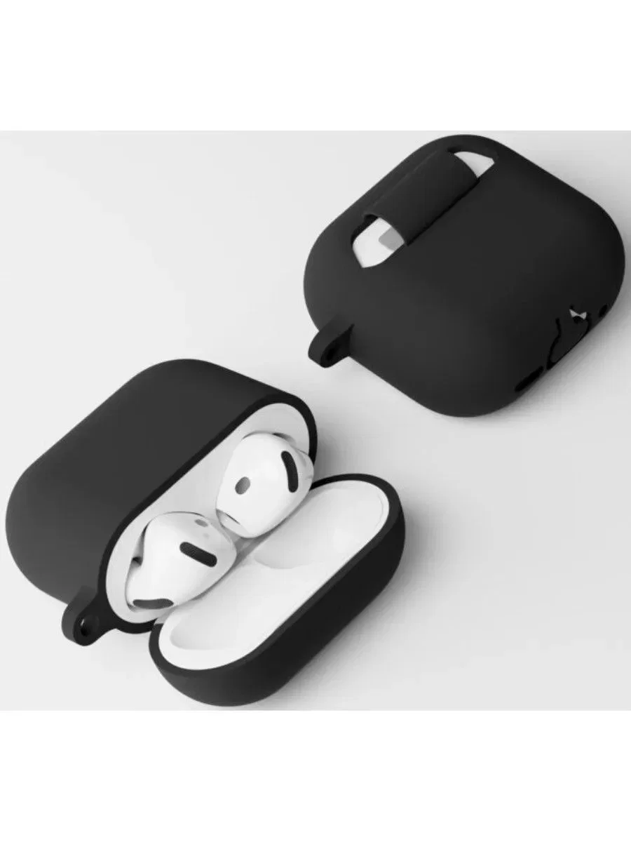 Чехол защитный VLP Charm Case для AirPods 4, черный