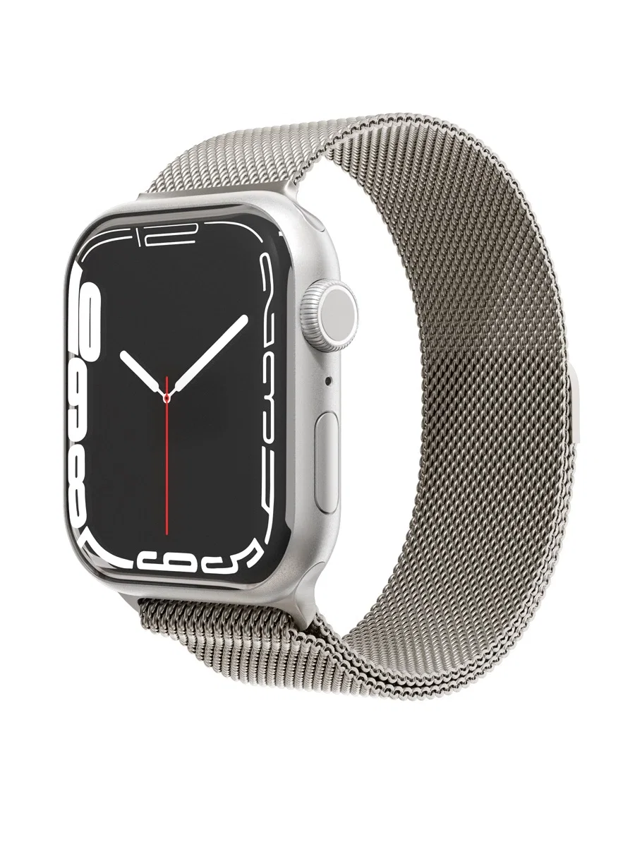Ремешок из нержавеющей стали VLP для Apple Watch 42/44/45, шампань