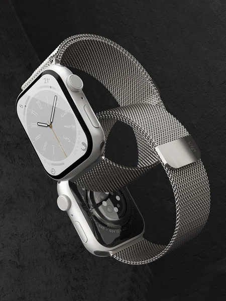 Ремешок из нержавеющей стали VLP для Apple Watch 42/44/45, шампань