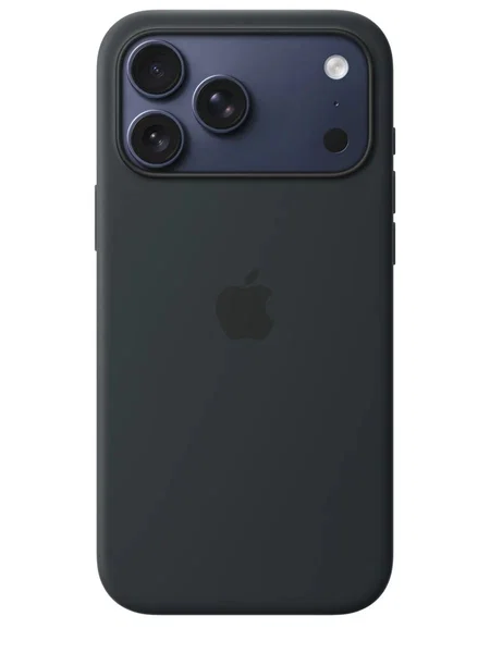 Чехол Silicone Case 17 Pro Max черный (без лого)