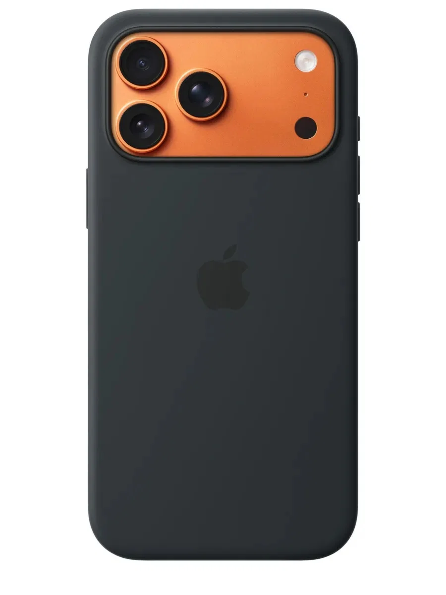 Чехол Silicone Case 17 Pro Max черный (без лого)