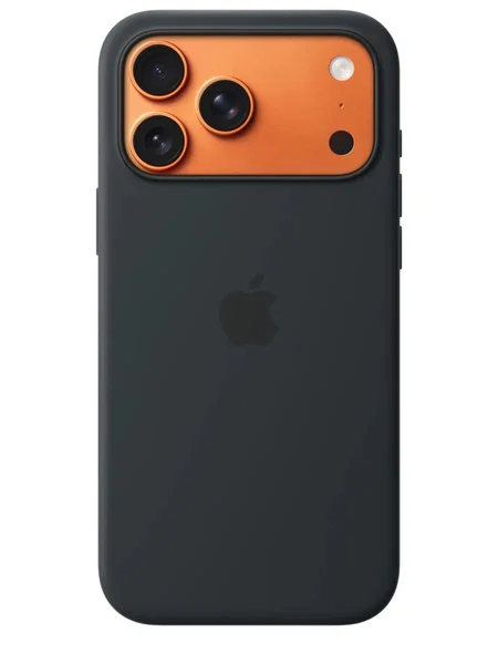 Чехол Silicone Case 17 Pro Max черный (без лого)