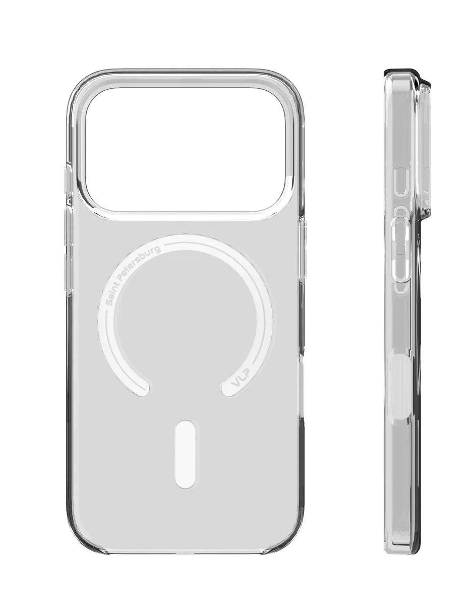 Чехол VLP Puro Case с MagSafe для iPhone 17 Pro /18 Pro (Прозрачный)