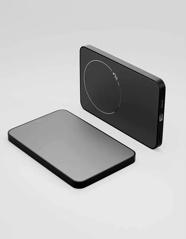 Внешний аккумулятор VLP Diamond Energy MagSafe, Qi2, 5000 mAh, USB-C, (Black Titan)