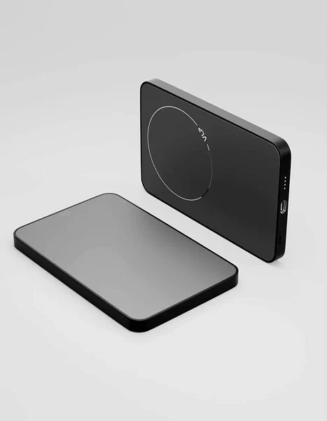 Внешний аккумулятор VLP Diamond Energy MagSafe, Qi2, 5000 mAh, USB-C, (Black Titan)