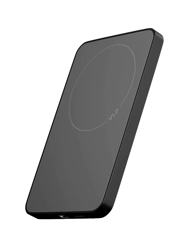 Внешний аккумулятор VLP Diamond Energy MagSafe, Qi2, 5000 mAh, USB-C, (Black Titan)