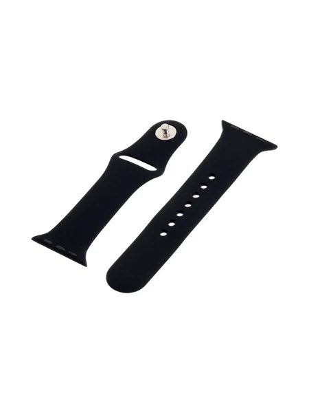 Ремешок силиконовый для Apple Watch 38/40/41, черный