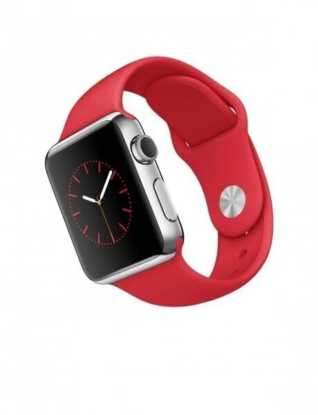 Ремешок силиконовый для Apple Watch 38/40/41, красный