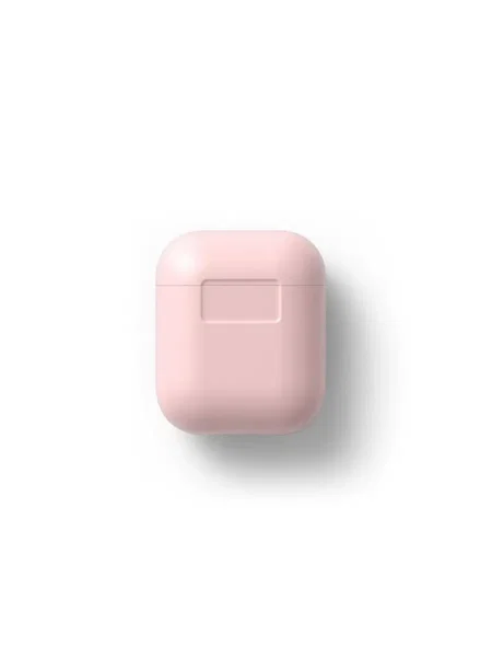 Silicone case for AirPods 1/2 розовый